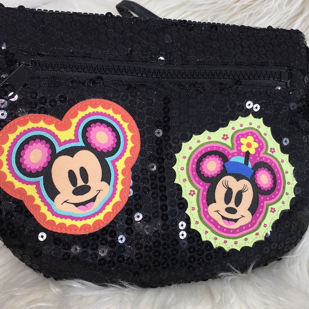 Disney Sequin Mickey and Minnie Crossbody NWOT - Picture 2 of 10